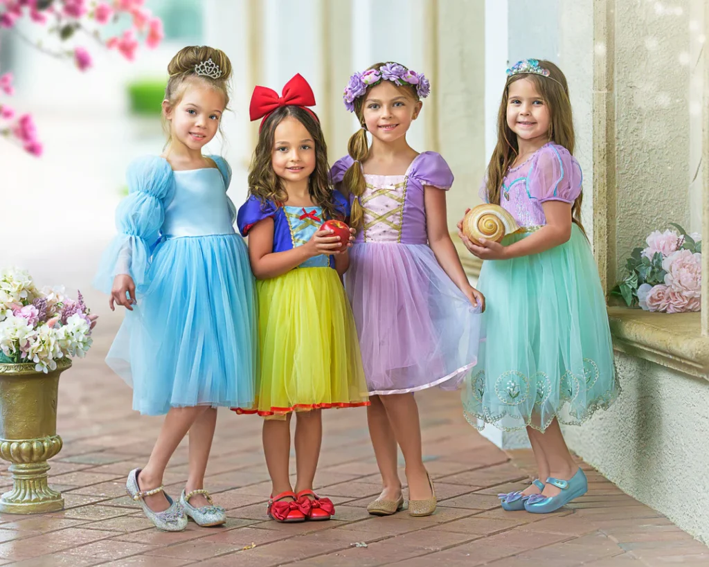 Prinzessin Kleider für Hochzeiten: So strahlen Brautjungfern und Blumenmädchen